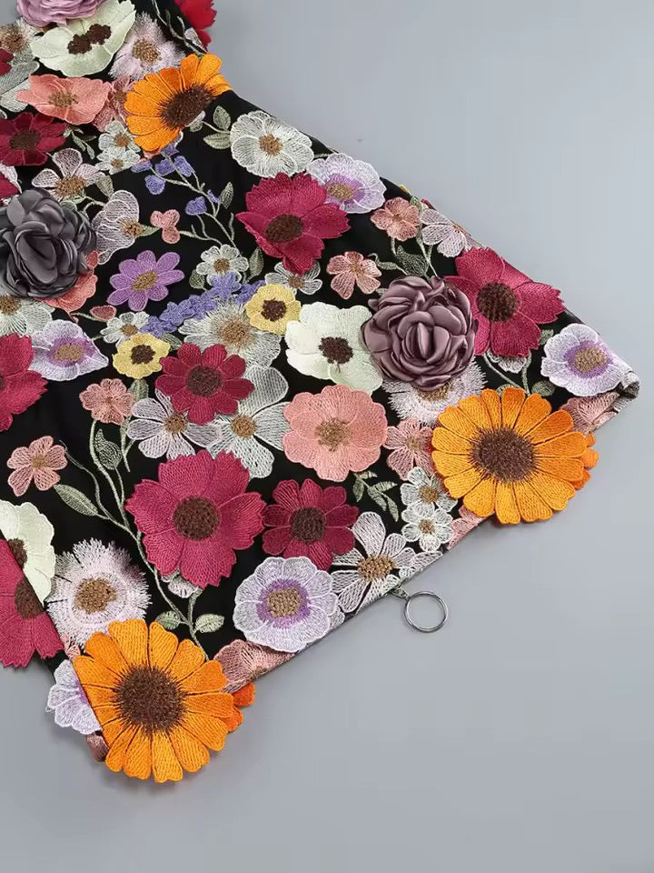 Ever-Garden Floral Mini Dress