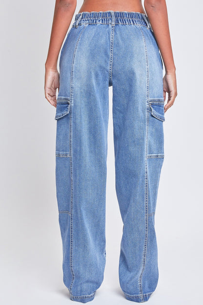 High-rise Cargo Jeans