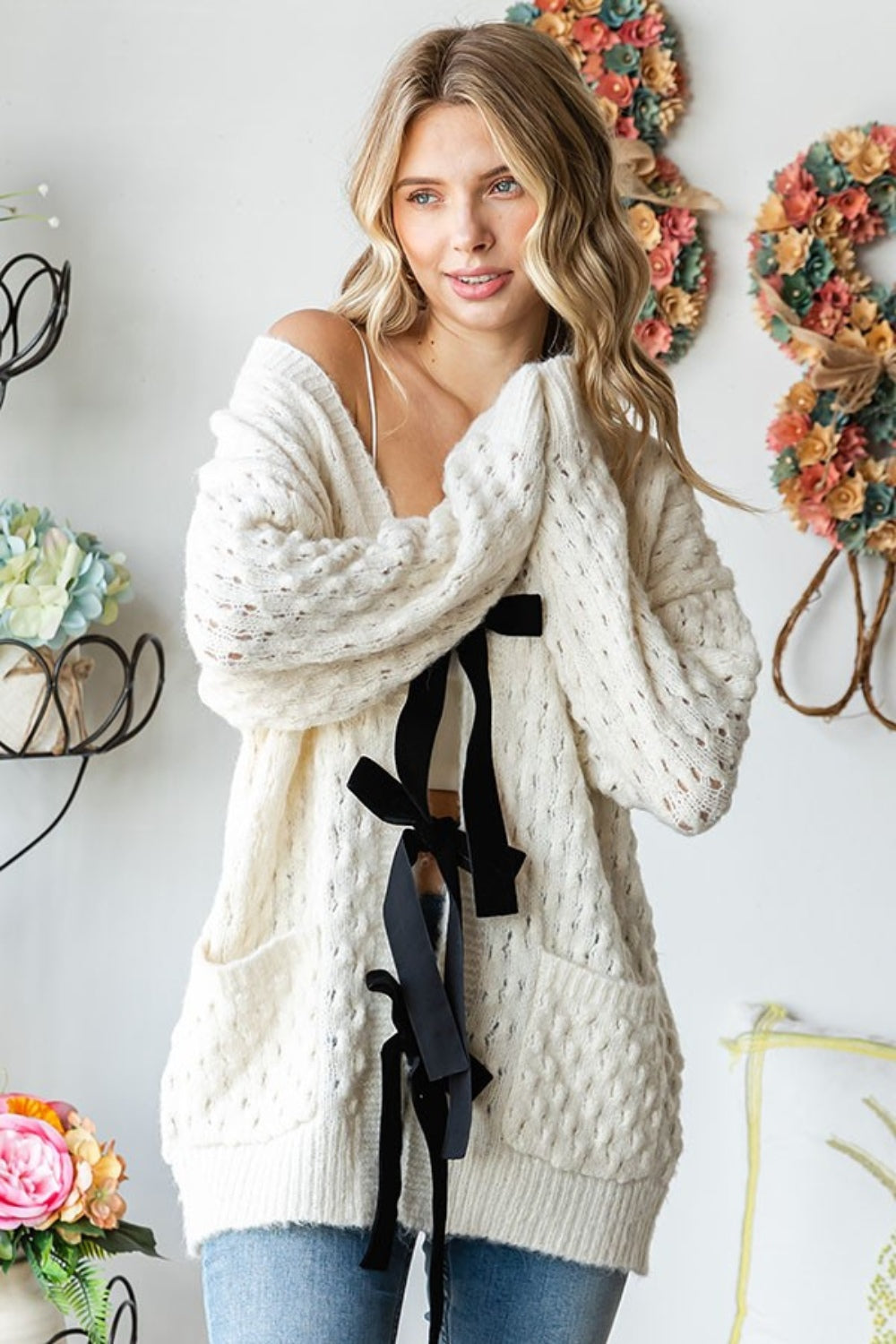 First Love Tie Cardigan