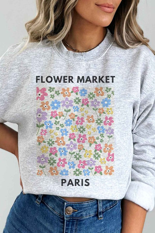 Paris Flower Market Sweater