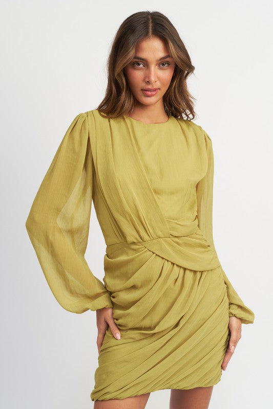 Long Sleeve Tuabe Dress