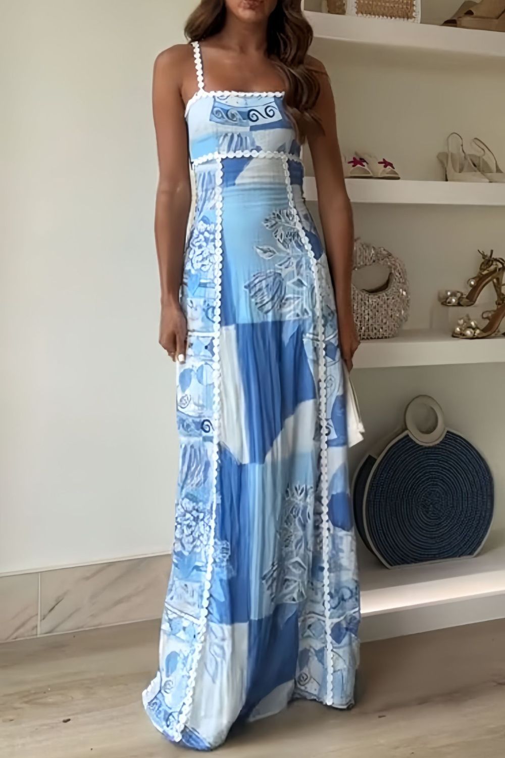ellie maxi dress in dusk blue Oasis Blue Maxi Dress – I Am Dusk