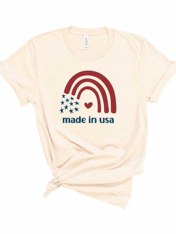 Made in USA Crew Neck Softstyle Tee