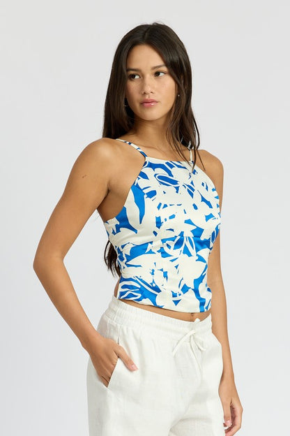 Floral Halter