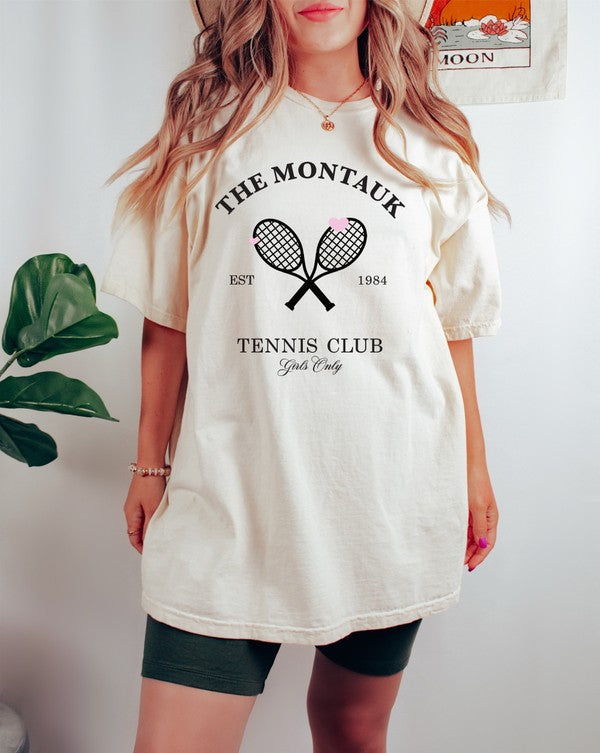 The Montauk Tennis Club Comfort Color Tee