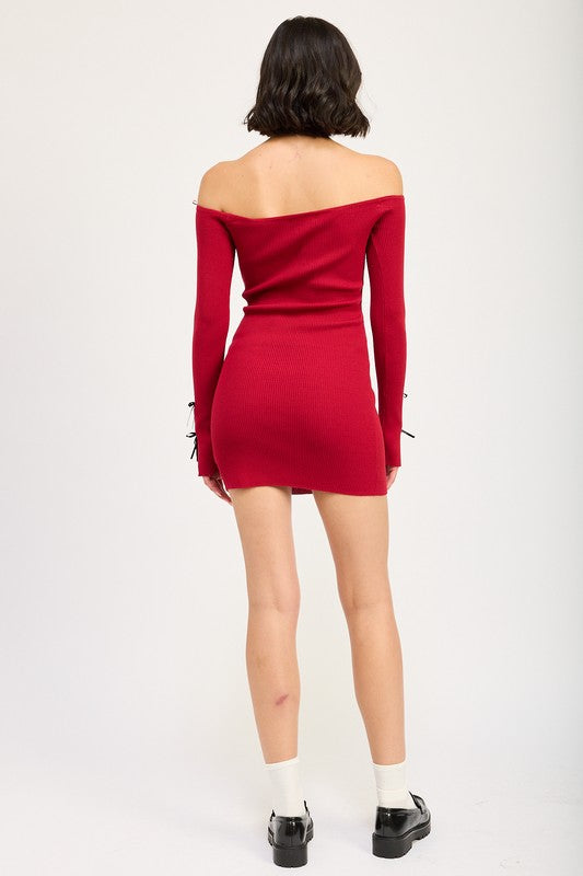 Ruby Bow Dress