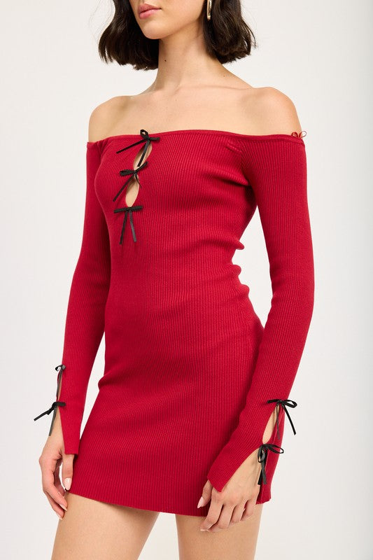 Ruby Bow Dress