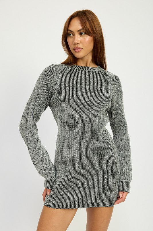 Mock Mini Dress