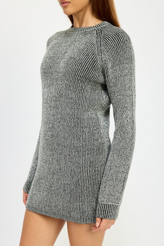 Mock Mini Dress