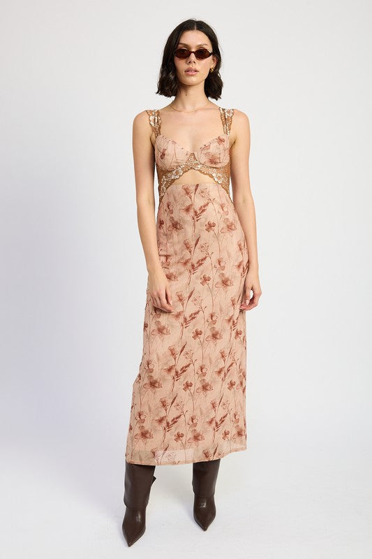 Lace Floral Maxi