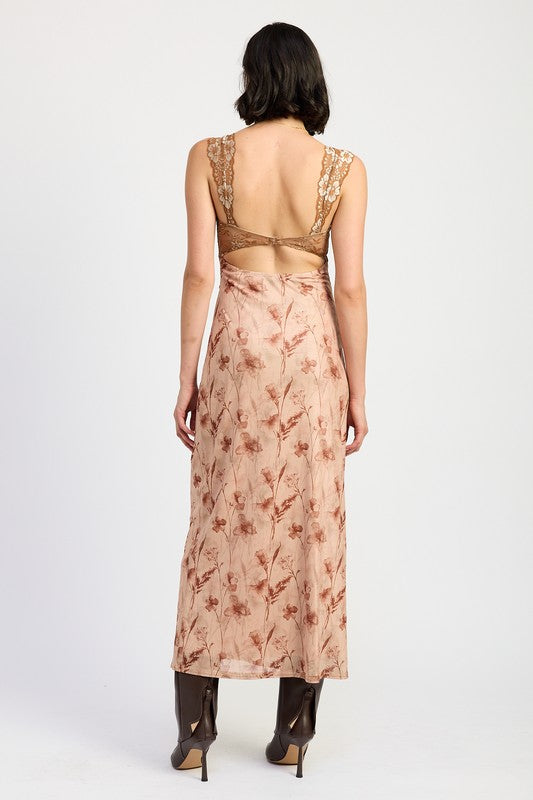 Lace Floral Maxi