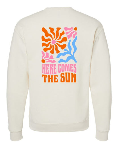 Here Comes the Sun Crew Graphic Sweatshirt