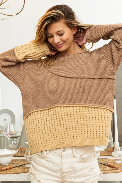 Waffle Sweater