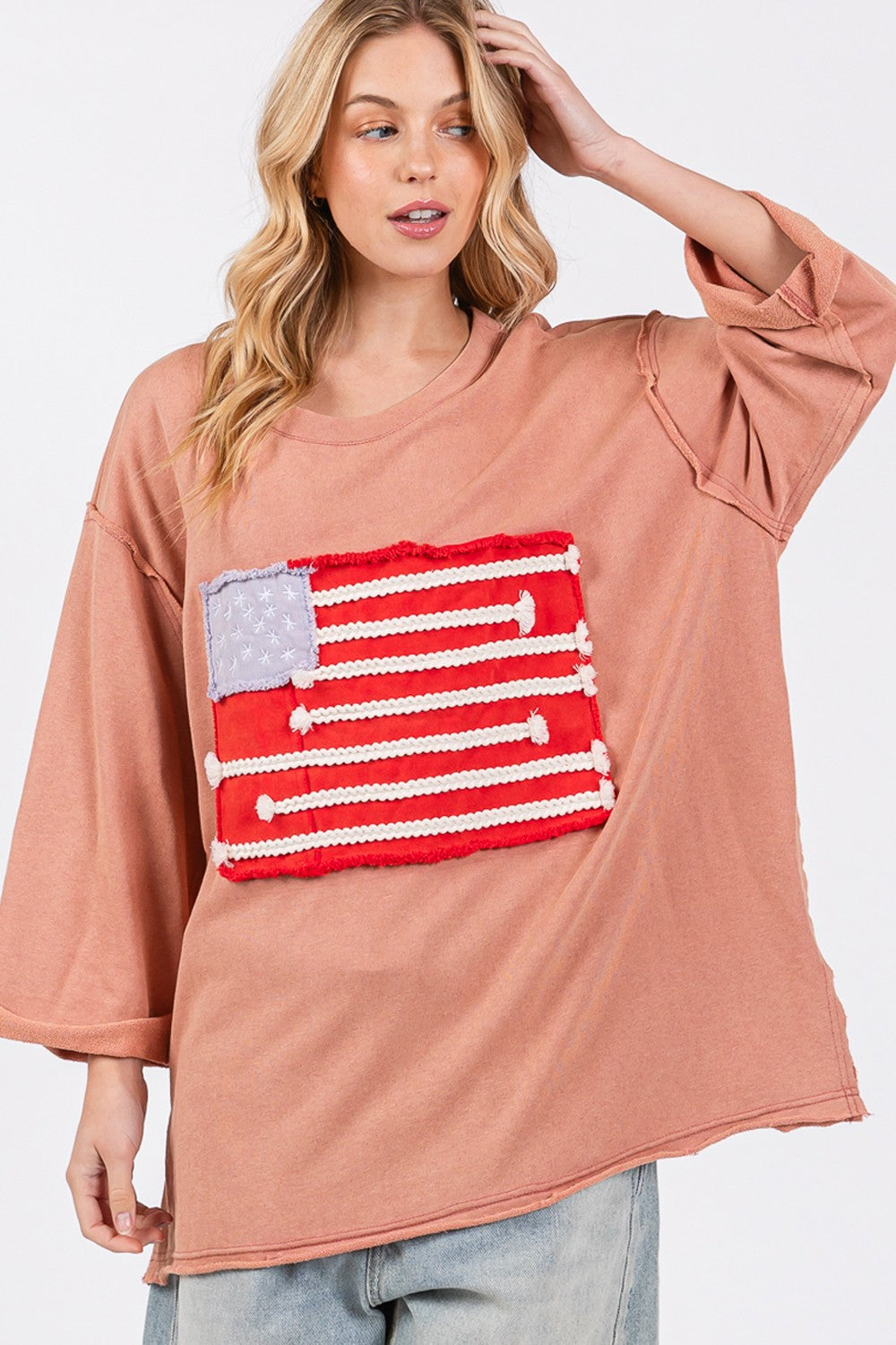 American Flag Pull-Over