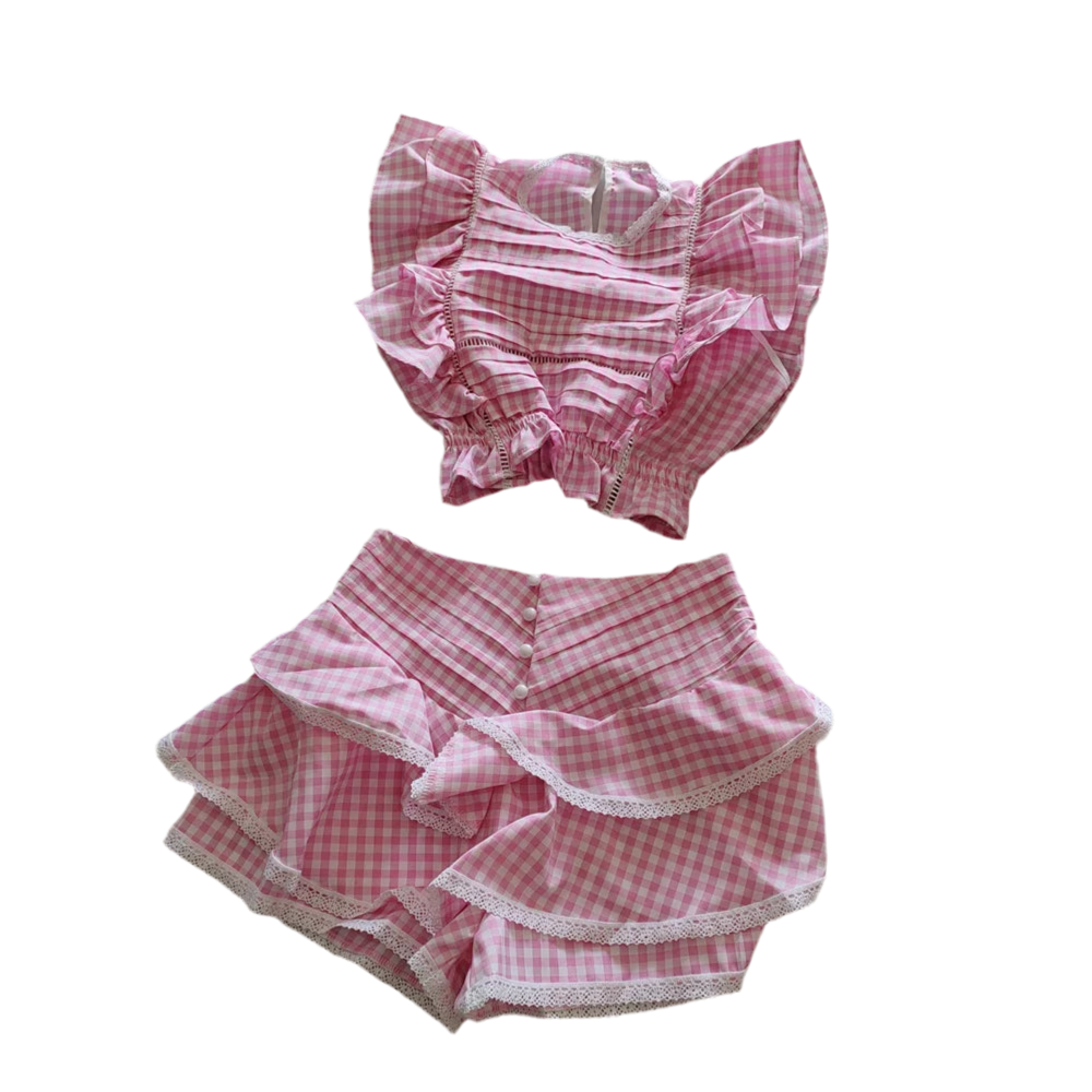 Anna Gingham Set