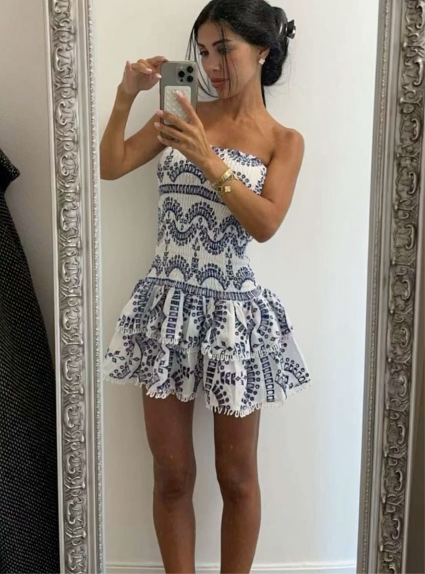 Santorini Summer Dress