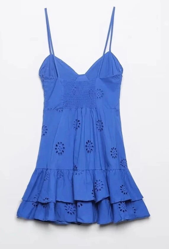 Ocean Eyelet Dress