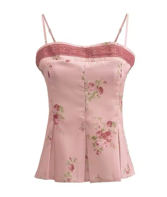 Rose Flutter Cami