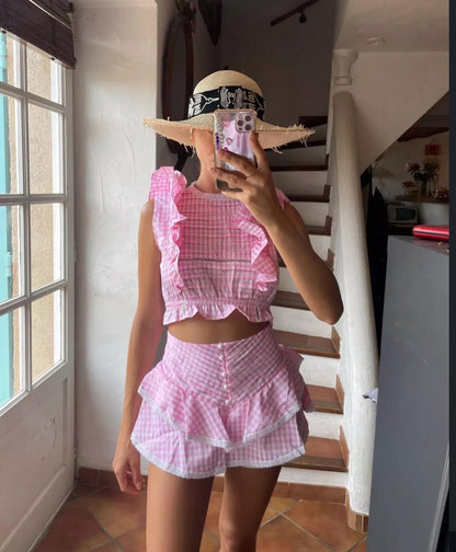 Anna Gingham Set