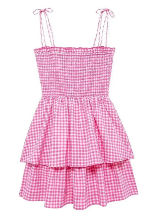 Mini Pink Prairie Dress