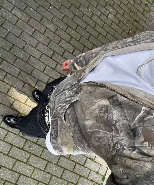 Camo Hoodie Zip-Up