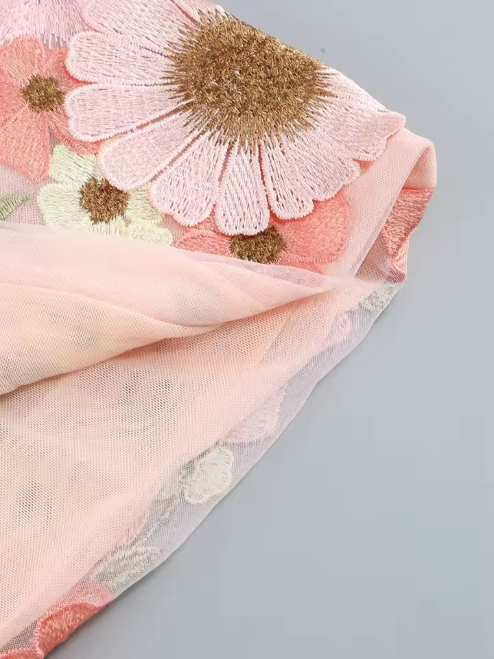 Ever-Garden Floral Mini Dress