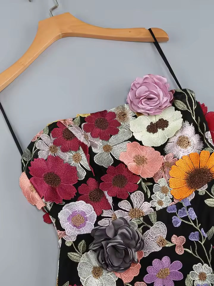 Ever-Garden Floral Mini Dress