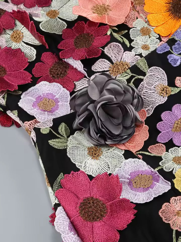 Ever-Garden Floral Mini Dress