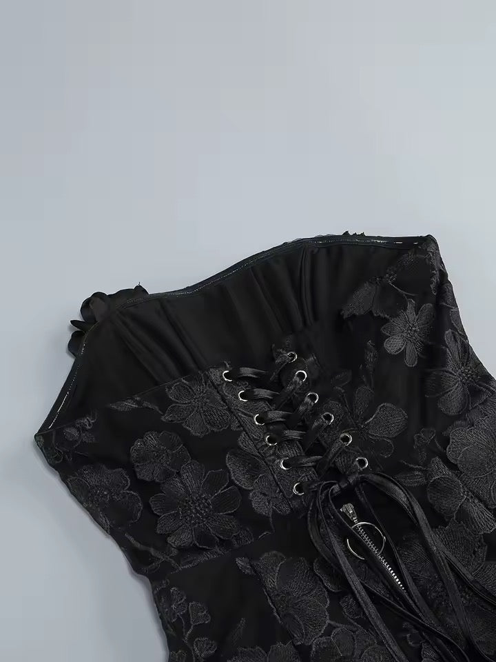 Ever-Garden Floral Mini Dress