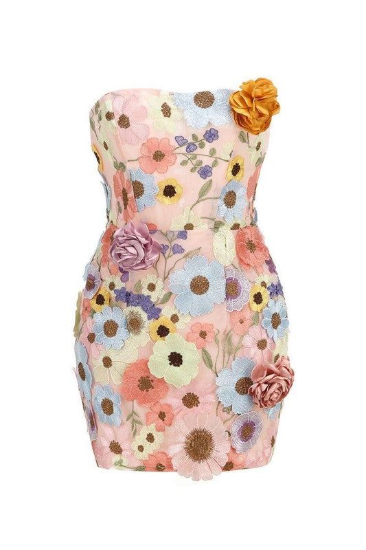 Ever-Garden Floral Mini Dress