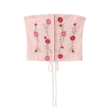 Flower Valley Embroidered Top