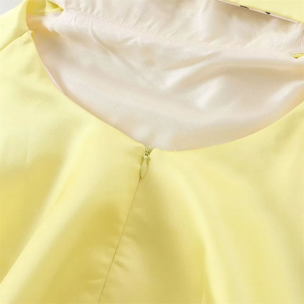 Lemon Tier Dress