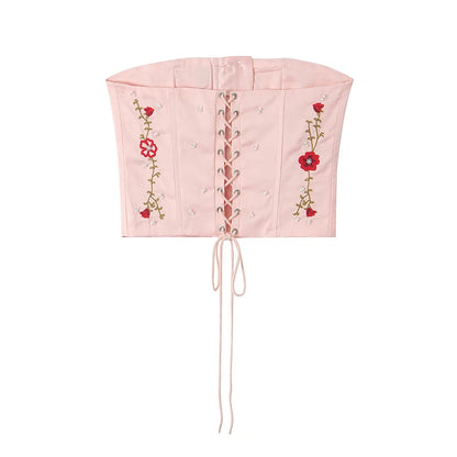 Flower Valley Embroidered Top