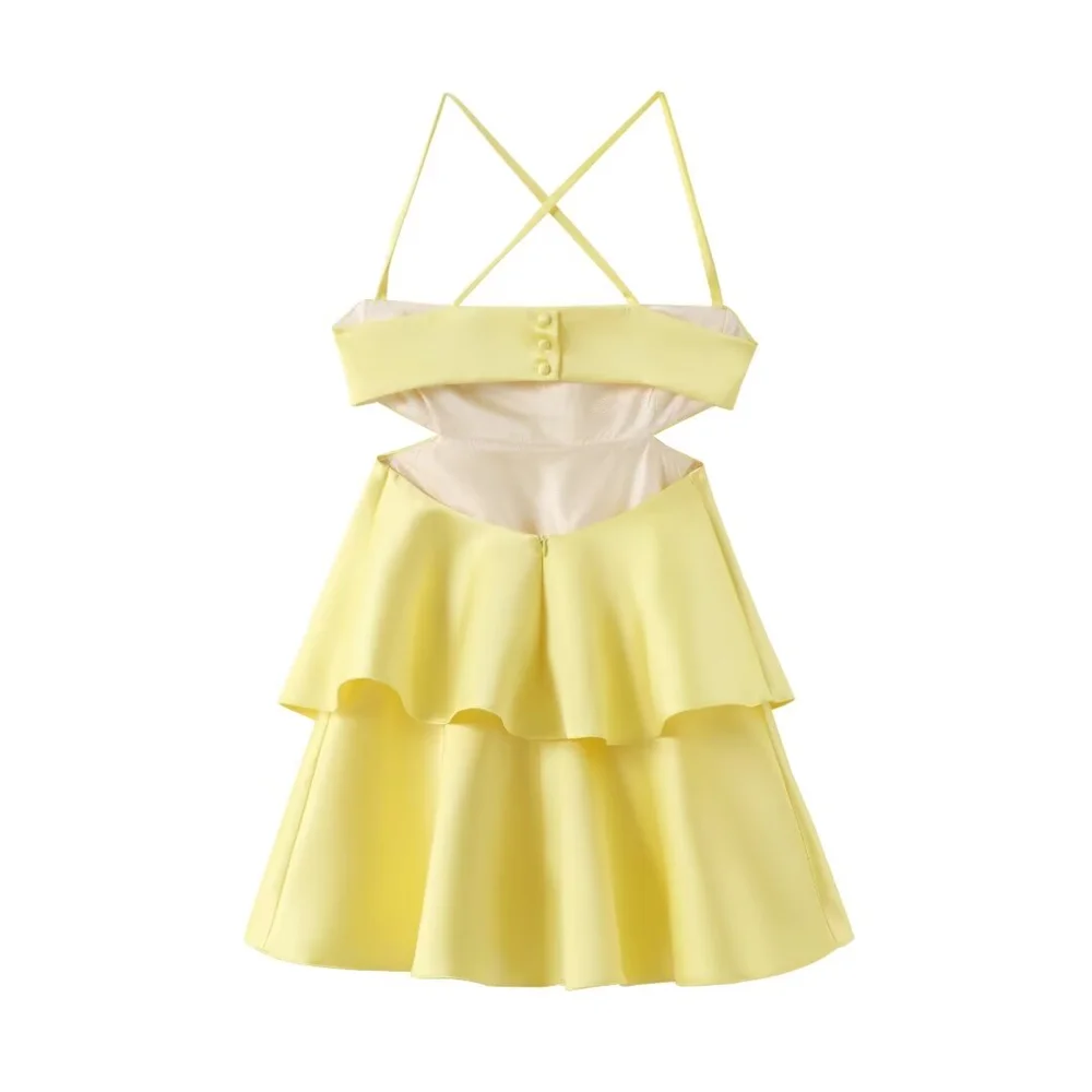 Lemon Tier Dress