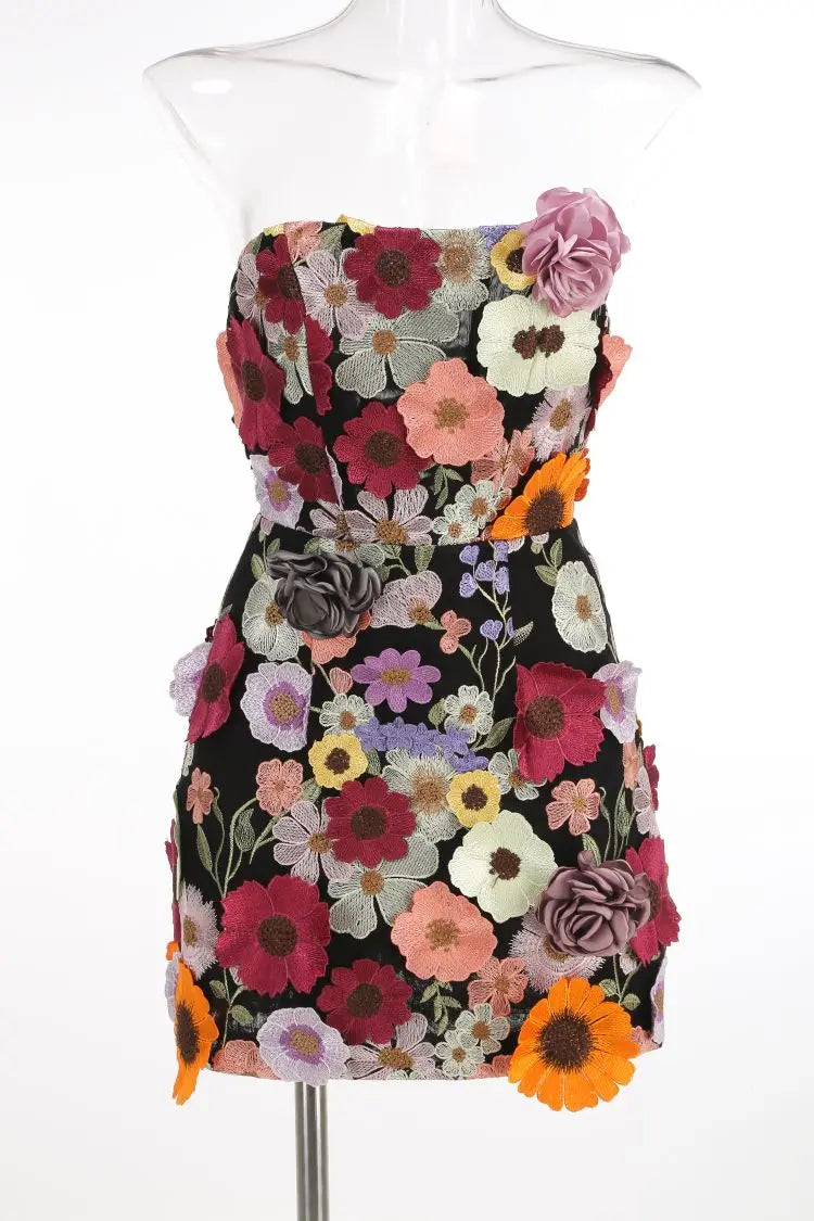 Ever-Garden Floral Mini Dress