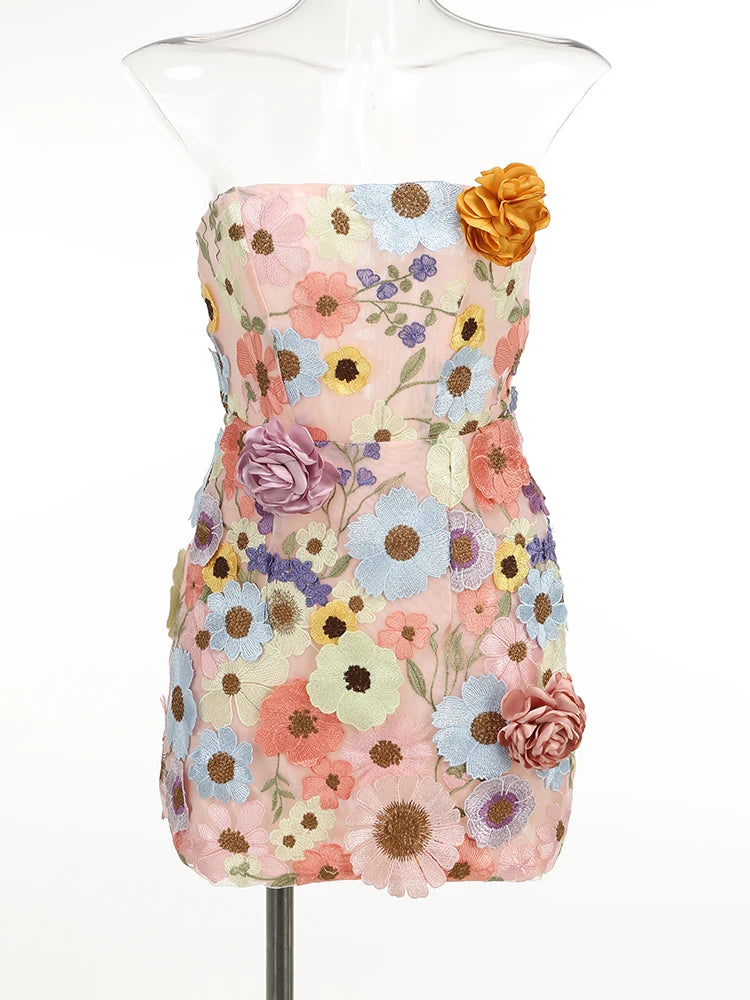 Ever-Garden Floral Mini Dress