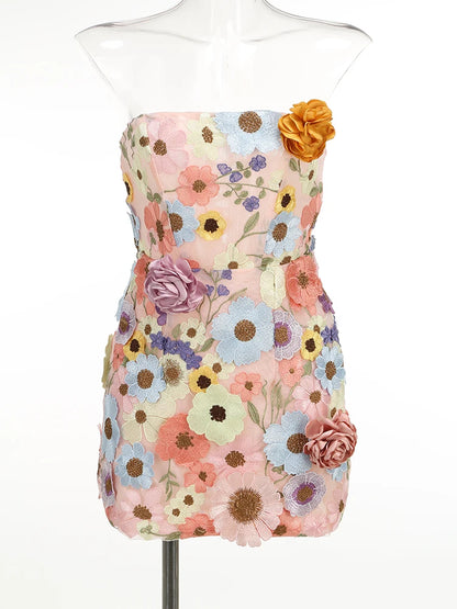 Ever-Garden Floral Mini Dress