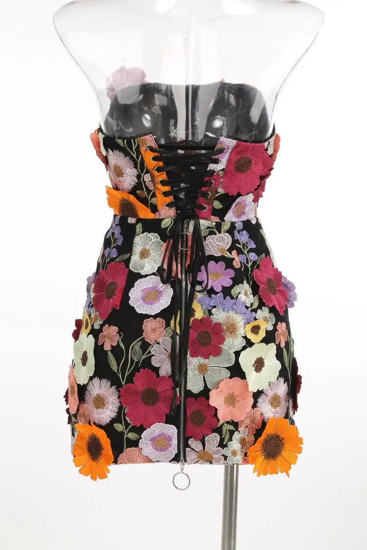 Ever-Garden Floral Mini Dress