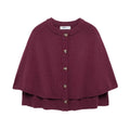 Solid Color Knitted Shawl Sweater Jacket