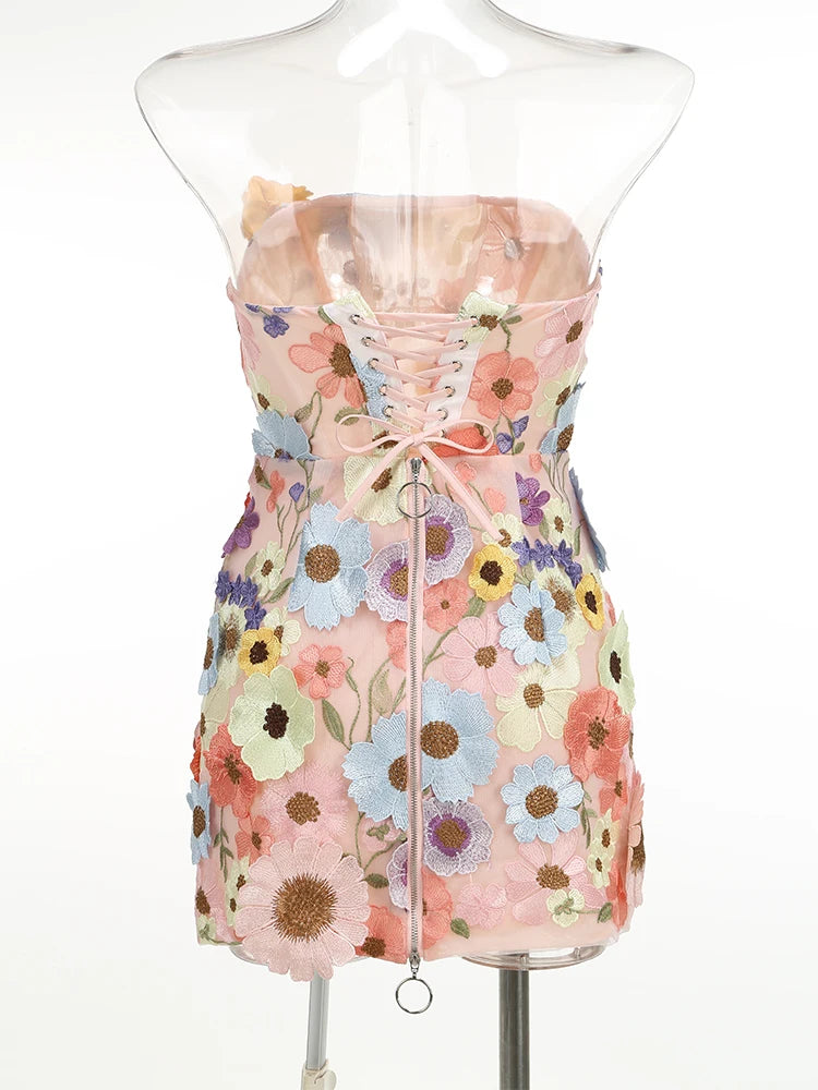 Ever-Garden Floral Mini Dress