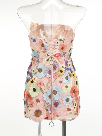 Ever-Garden Floral Mini Dress