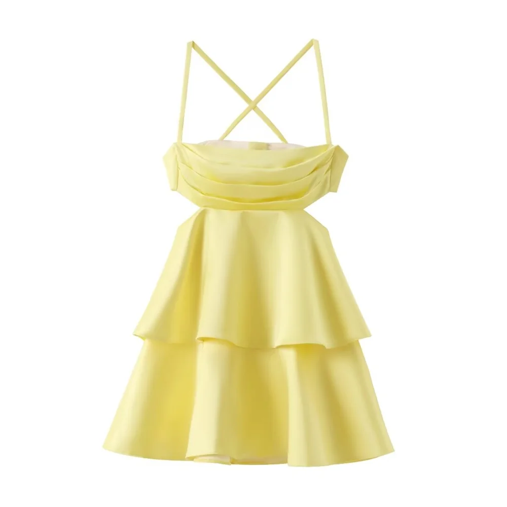 Lemon Tier Dress