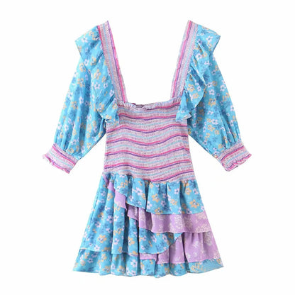 Lunar Ruffle Dress