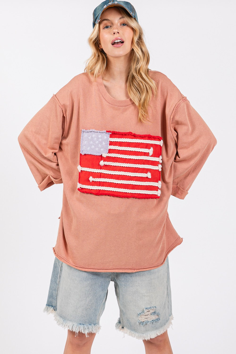 American Flag Pull-Over