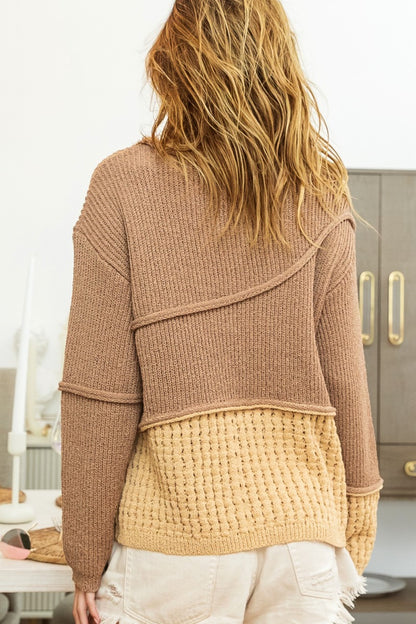 Waffle Sweater