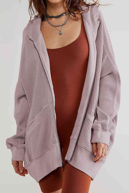 Zip-Up Long Sleeve Jacket Snuggie