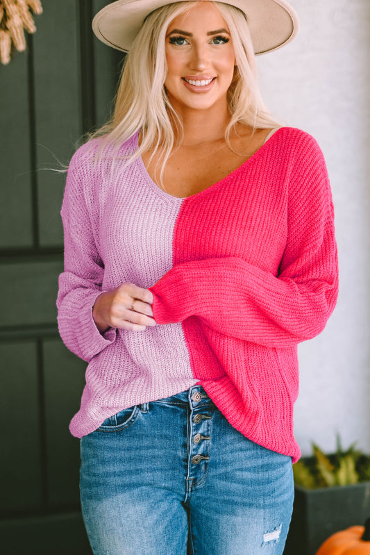 Strawberry + Raspberry Sweater