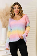 Rainbow Pastel Skies Sweater