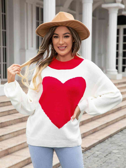 Heart U Lined Sweater