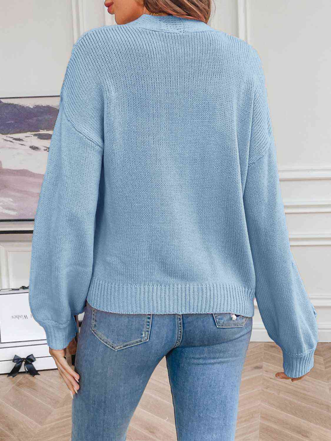 Shorter Flower Cardigan
